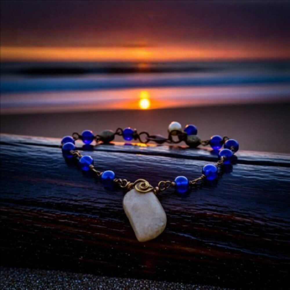 Unique Bead Bracelet! Handmade Durable & Strong Rosary Style! Fits Larger Wrists